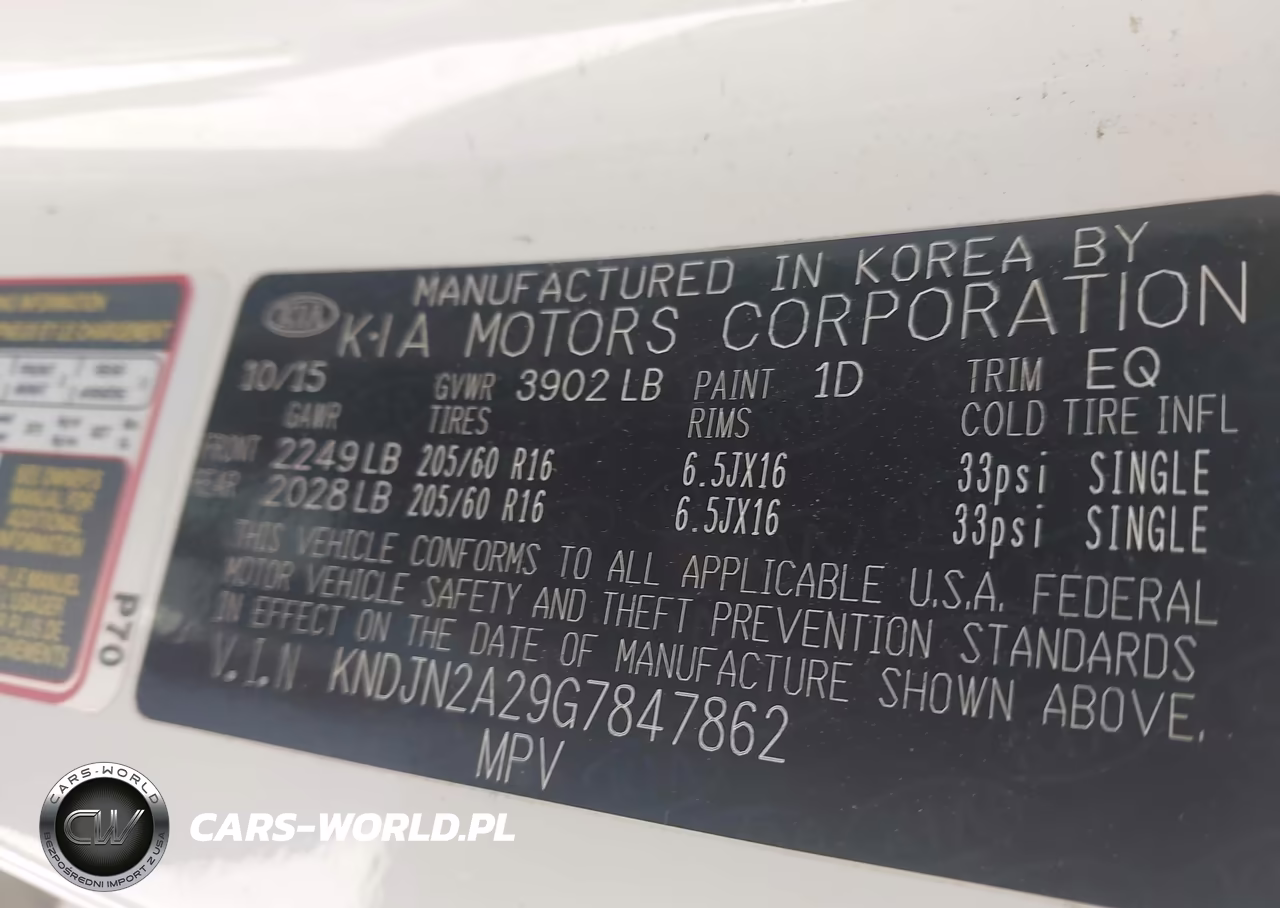 2016 Kia Soul VIN:KNDJN2A29G7847862 - 9