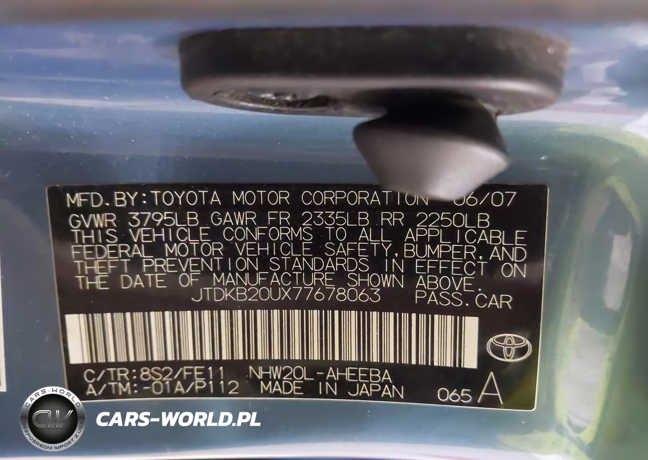 2007 Toyota Prius VIN:JTDKB20UX77678063 - 9