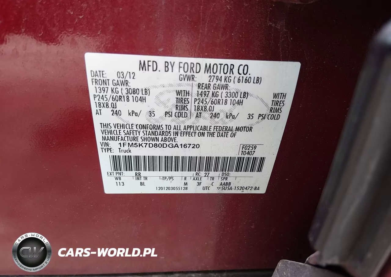 2013 Ford Explorer Xlt VIN:1FM5K7D80DGA16720 - 9