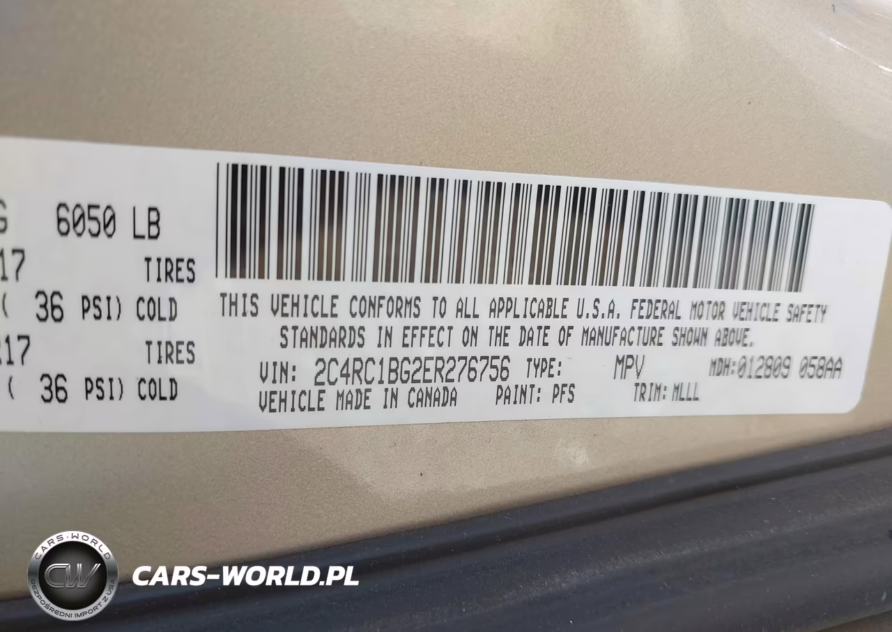 2014 Chrysler Town & Country Touring VIN:2C4RC1BG2ER276756 - 9