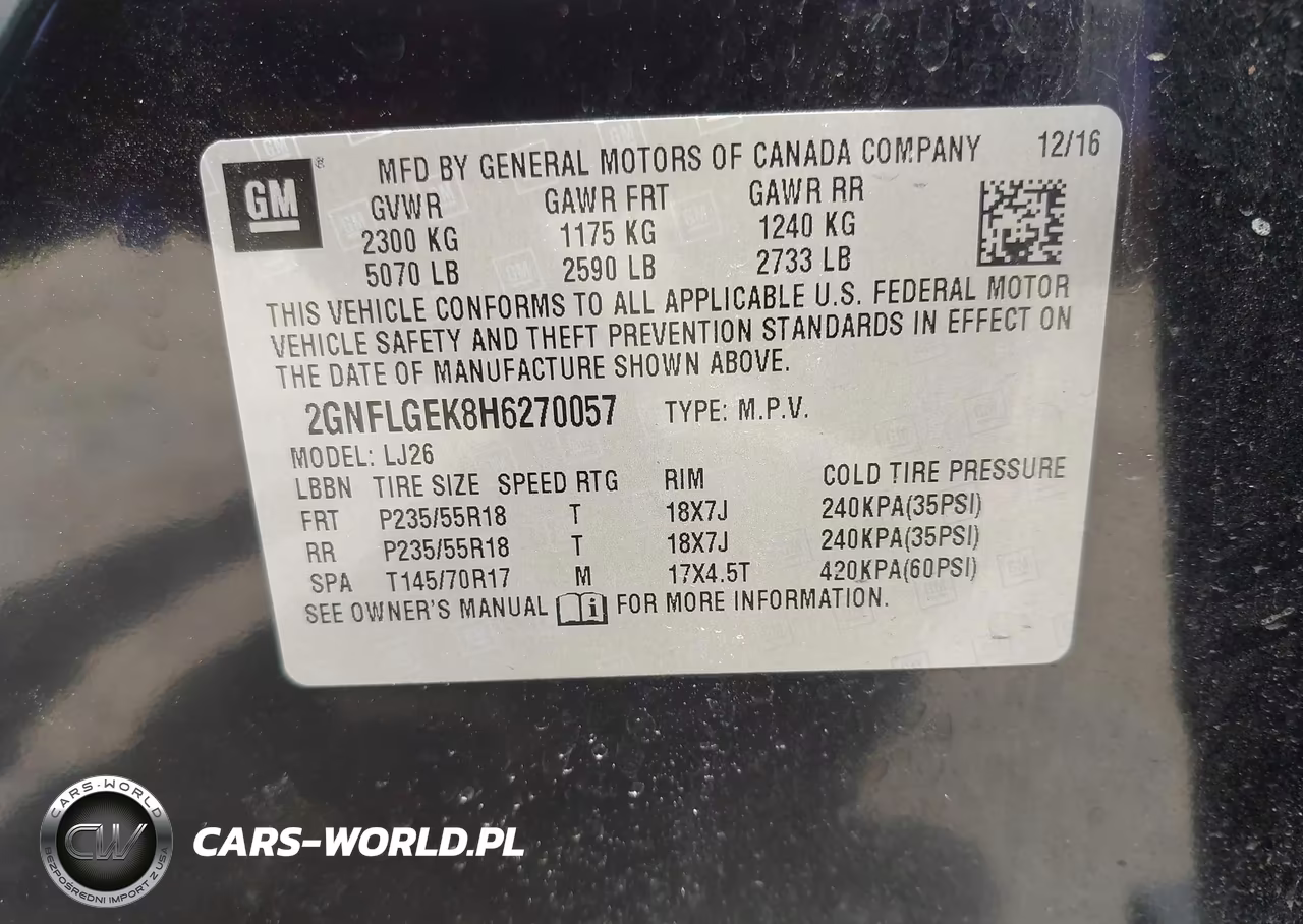 2017 Chevrolet Equinox Premier VIN:2GNFLGEK8H6270057 - 9