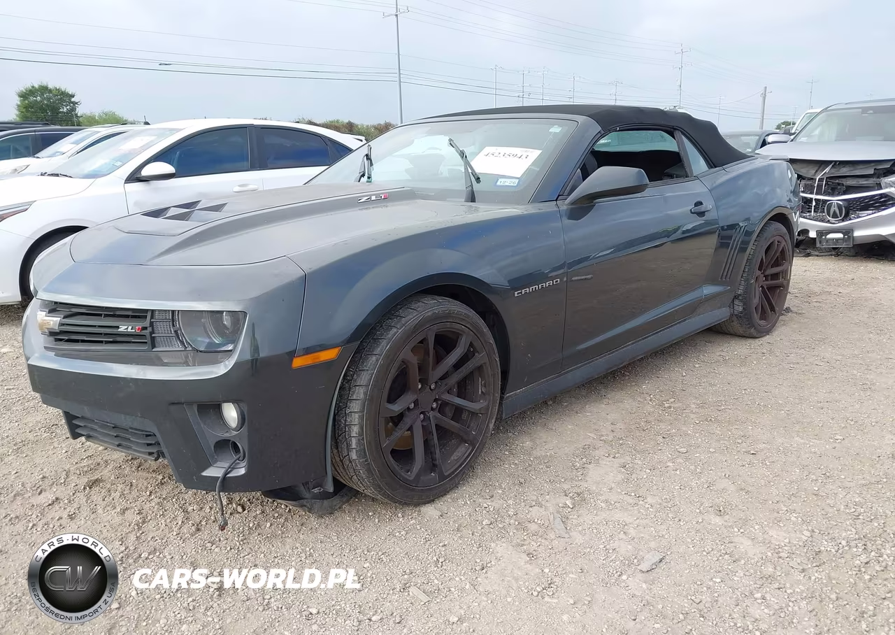 2014 Chevrolet Camaro Zl1 VIN:2G1FZ3DP7E9800566 - 2