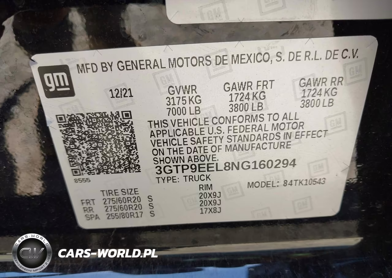 2022 GMC Sierra 1500 Limited 4Wd Short Box At4 VIN:3GTP9EEL8NG160294 - 9