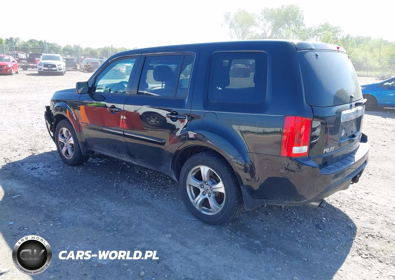 2012 Honda Pilot Ex-L VIN:5FNYF4H78CB082138 - 3