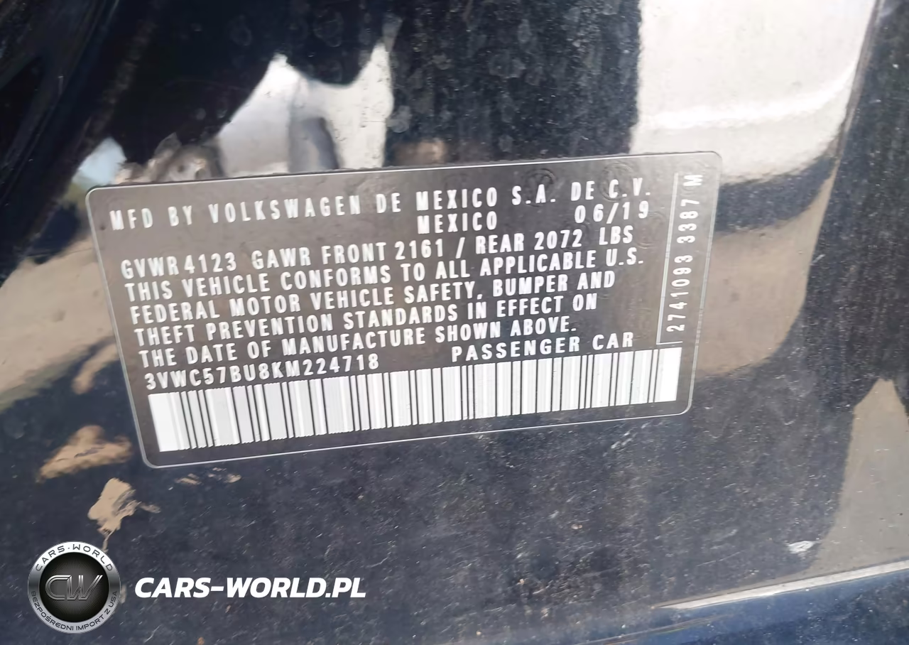 2019 Volkswagen Jetta 1.4T R-Line-1.4T S-1.4T Se VIN:3VWC57BU8KM224718 - 9