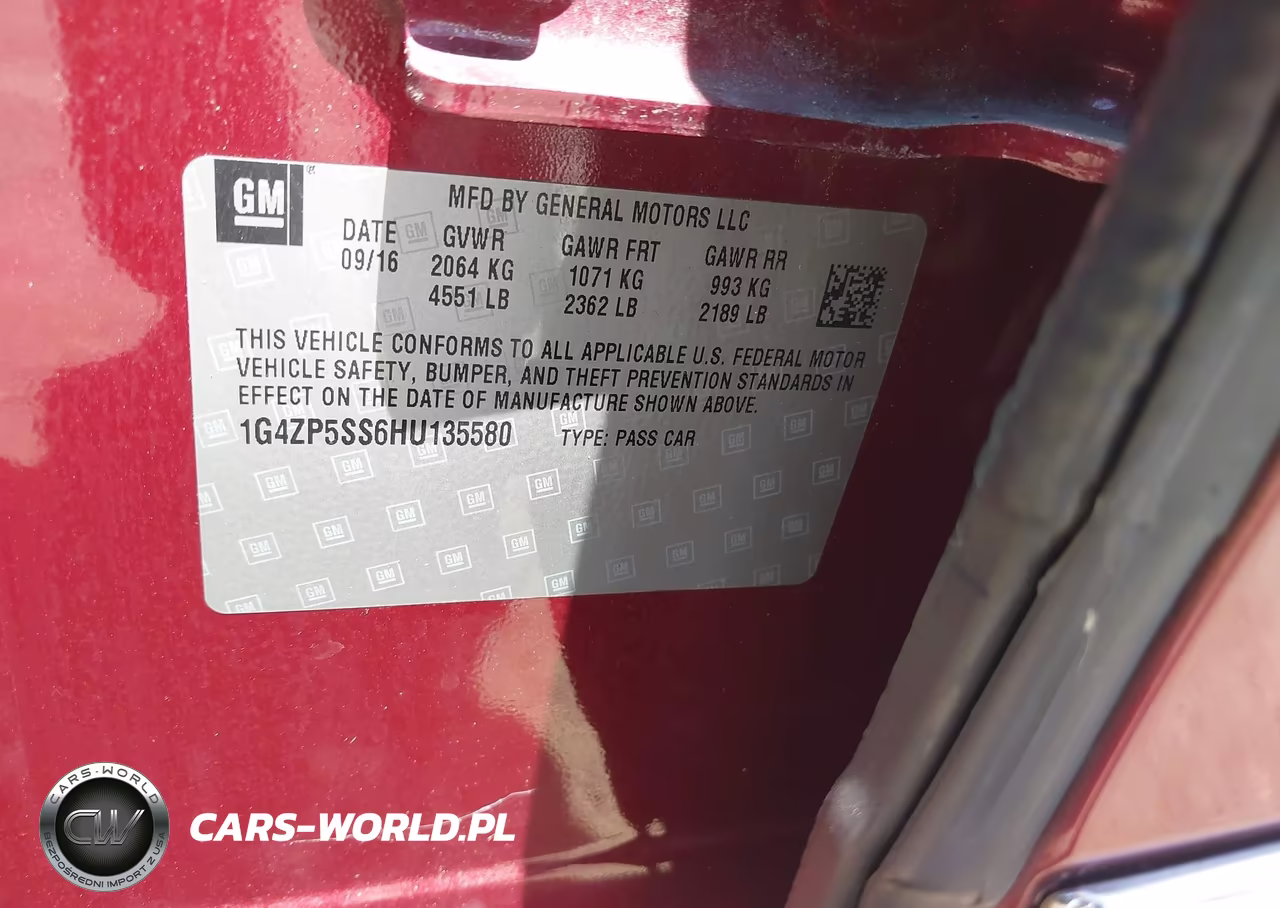 2017 Buick Lacrosse Essence VIN:1G4ZP5SS6HU135580 - 9