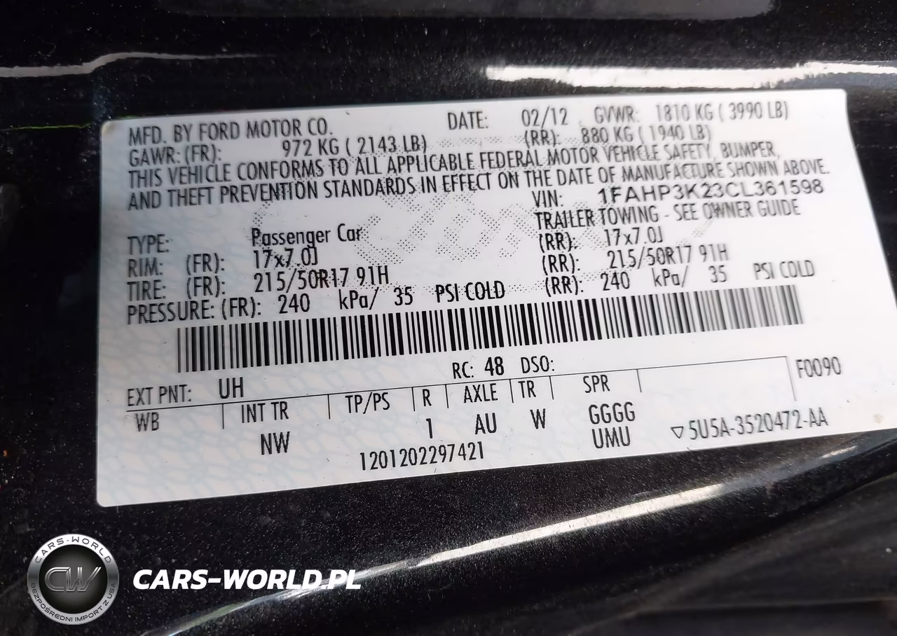2012 Ford Focus Se VIN:1FAHP3K23CL361598 - 9
