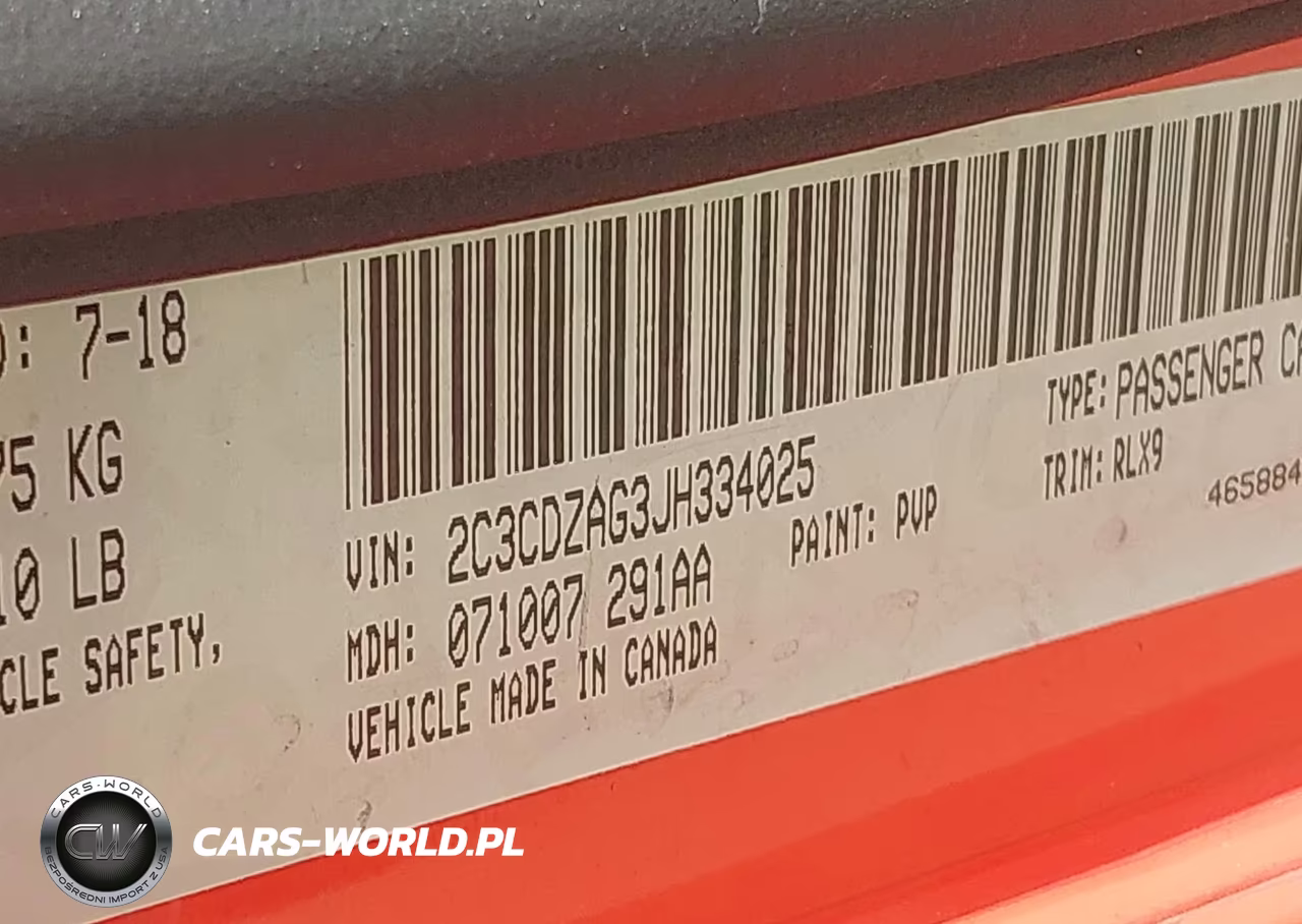 2018 Dodge Challenger Sxt Plus VIN:2C3CDZAG3JH334025 - 9