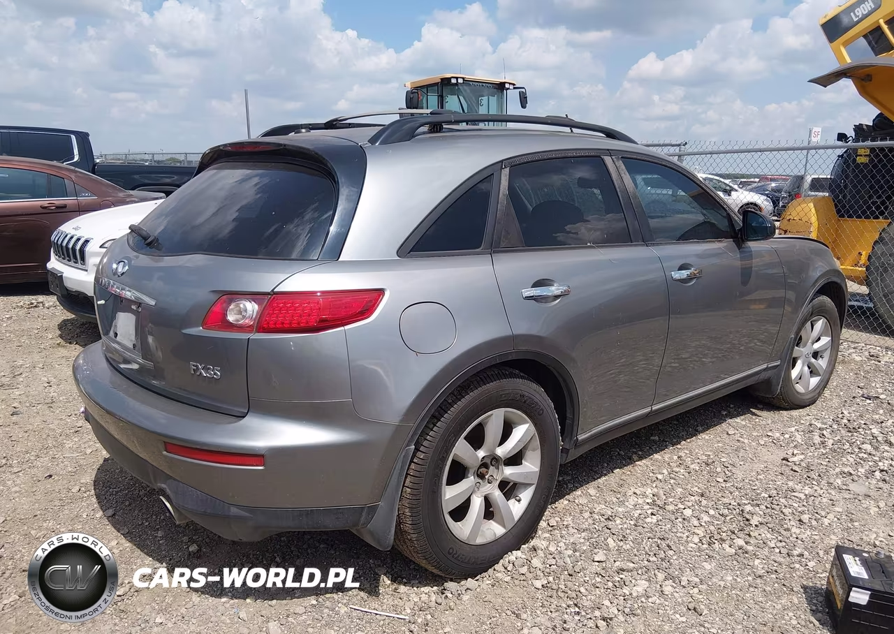 2005 Infiniti Fx35 VIN:JNRAS08U55X110417 - 4