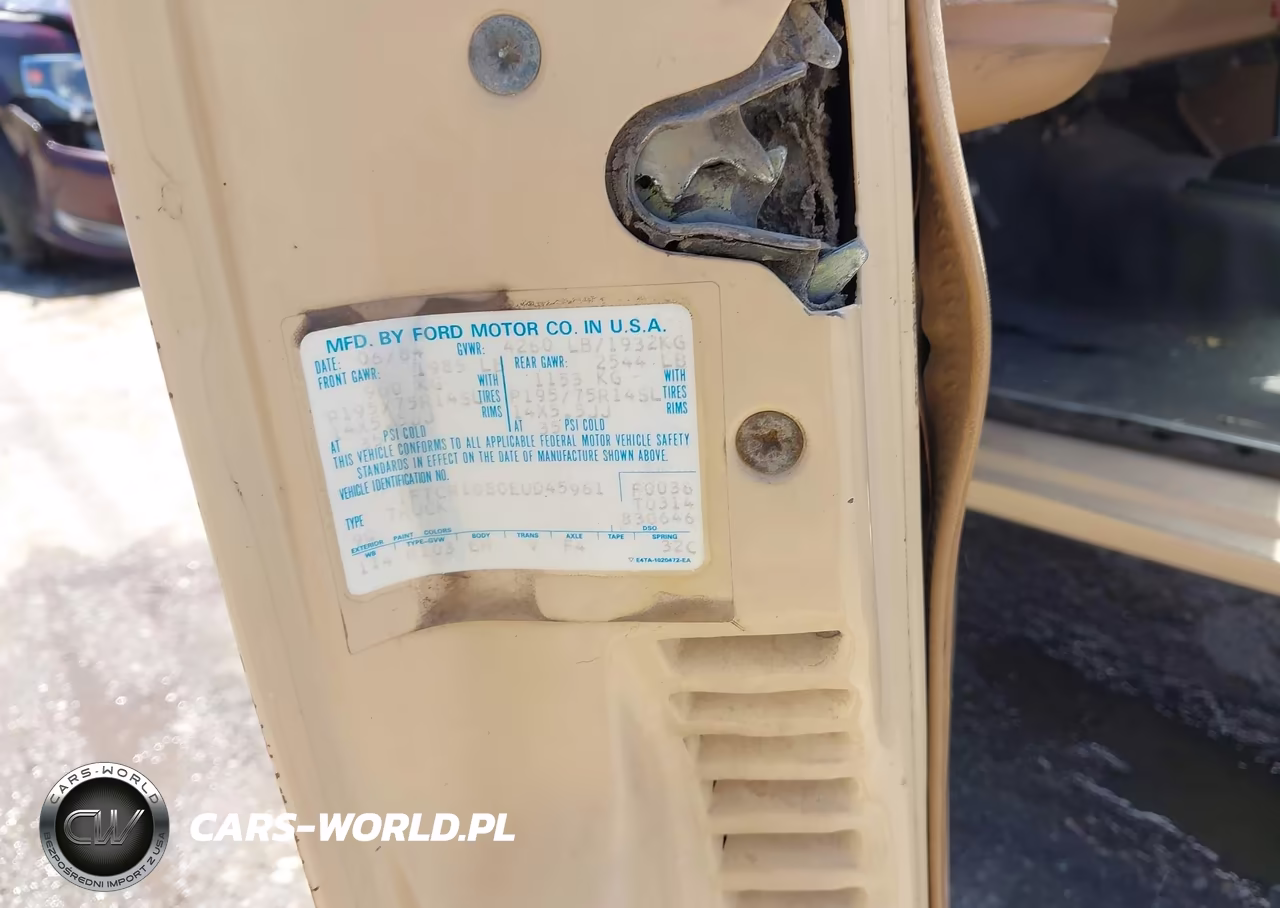 1984 Ford Ranger VIN:1FTCR10S0EUD45961 - 9