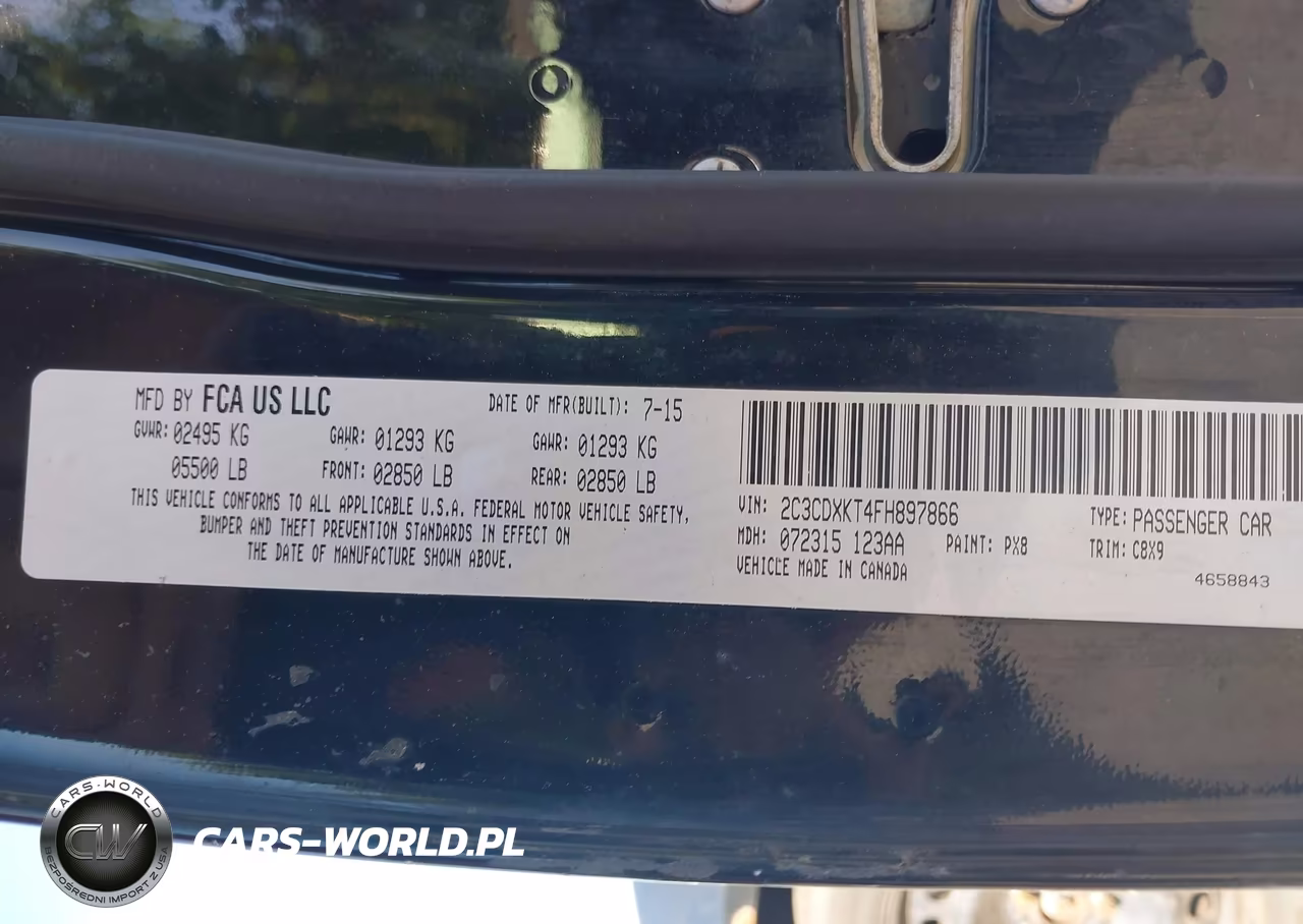 2015 Dodge Charger Police VIN:2C3CDXKT4FH897866 - 9