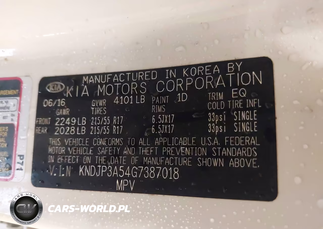 2016 Kia Soul + VIN:KNDJP3A54G7387018 - 9