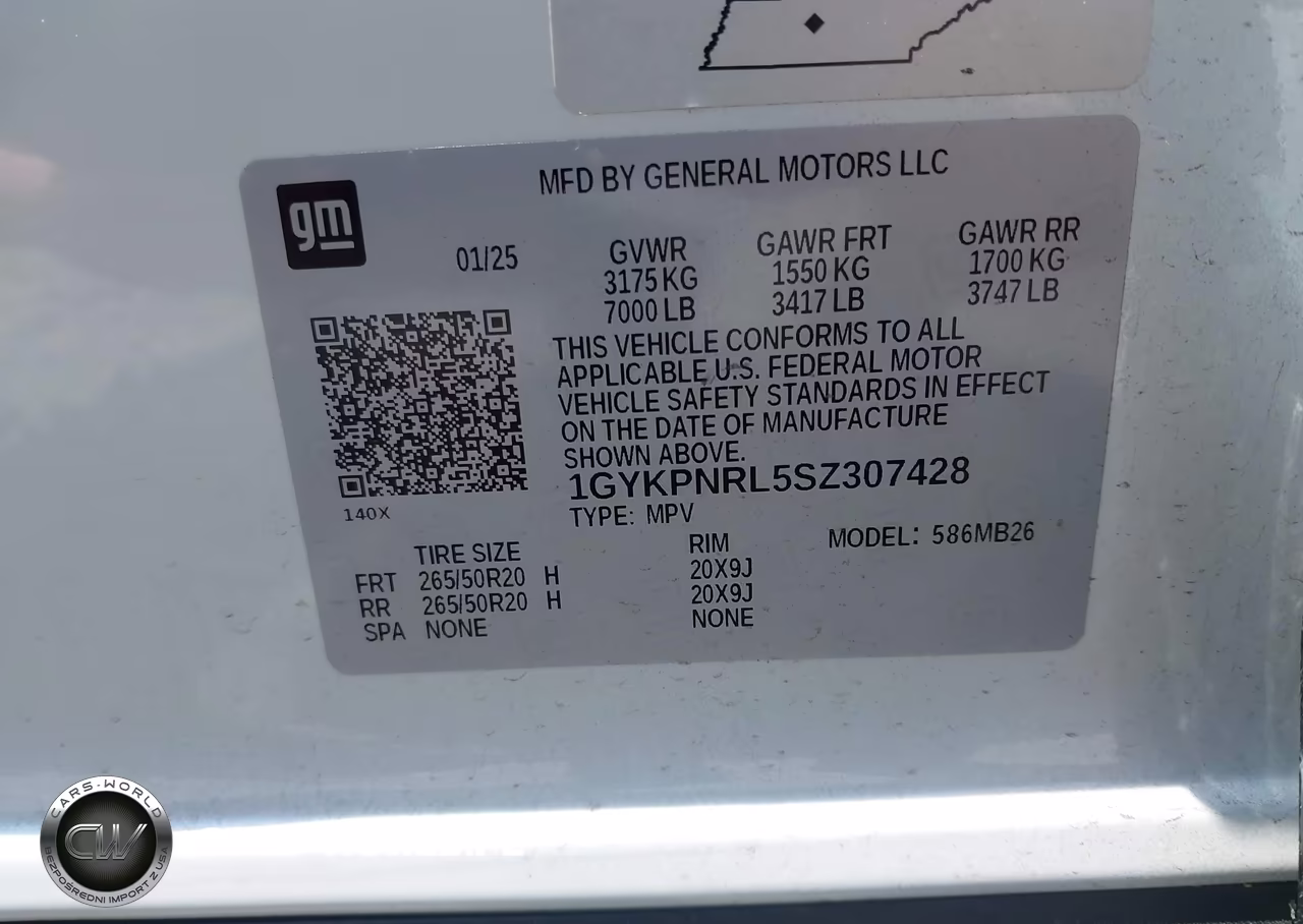 2025 Cadillac Lyriq Luxury 1 Rwd VIN:1GYKPNRL5SZ307428 - 9