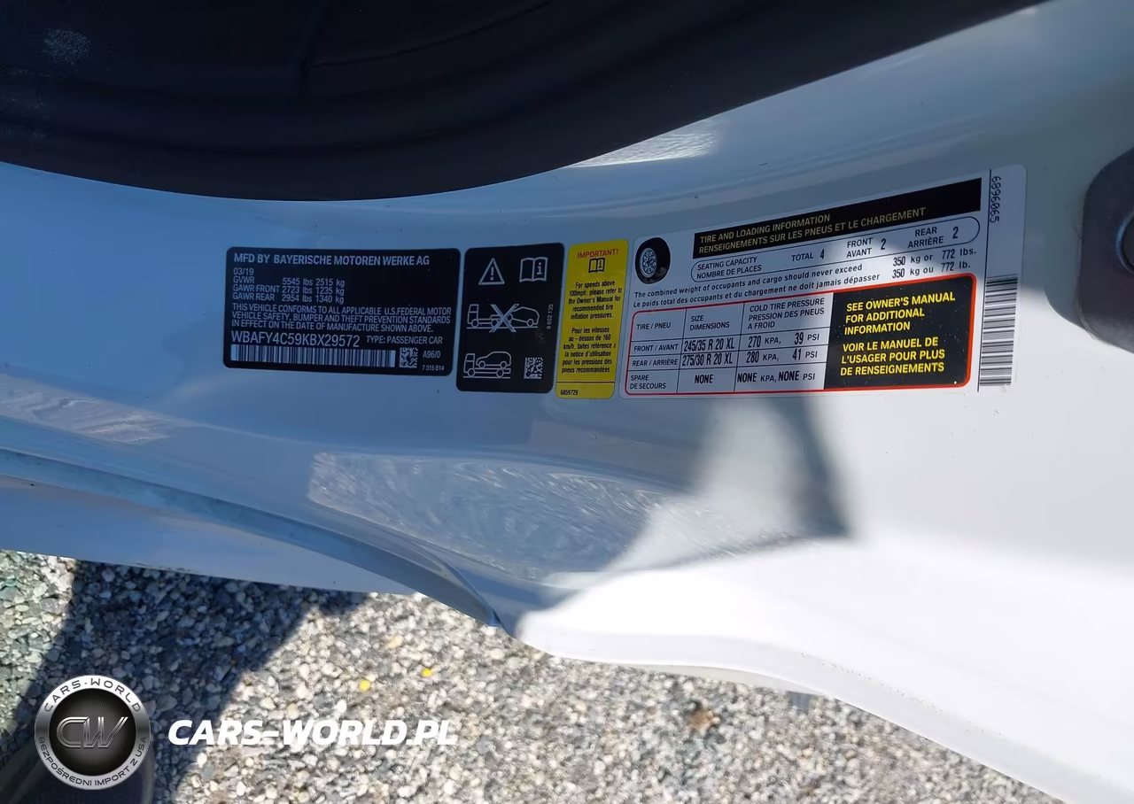 2019 BMW M850I xDrive VIN:WBAFY4C59KBX29572 - 9