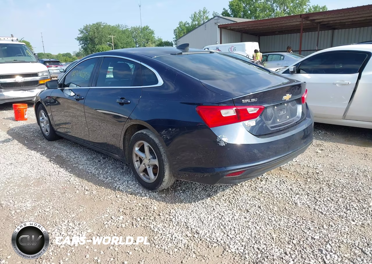 2017 Chevrolet Malibu Ls VIN:1G1ZB5ST8HF130101 - 3
