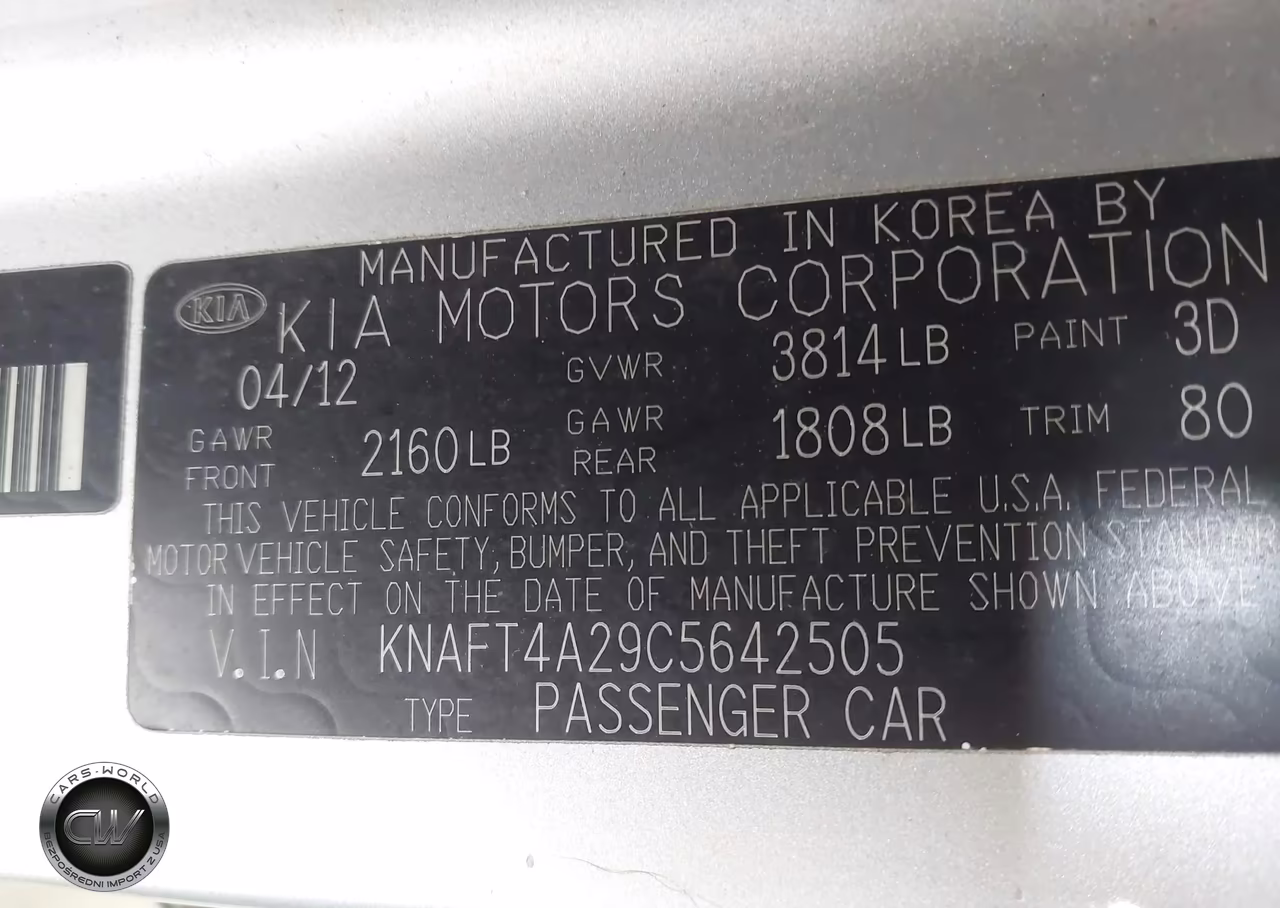 2012 Kia Forte Lx VIN:KNAFT4A29C5642505 - 9