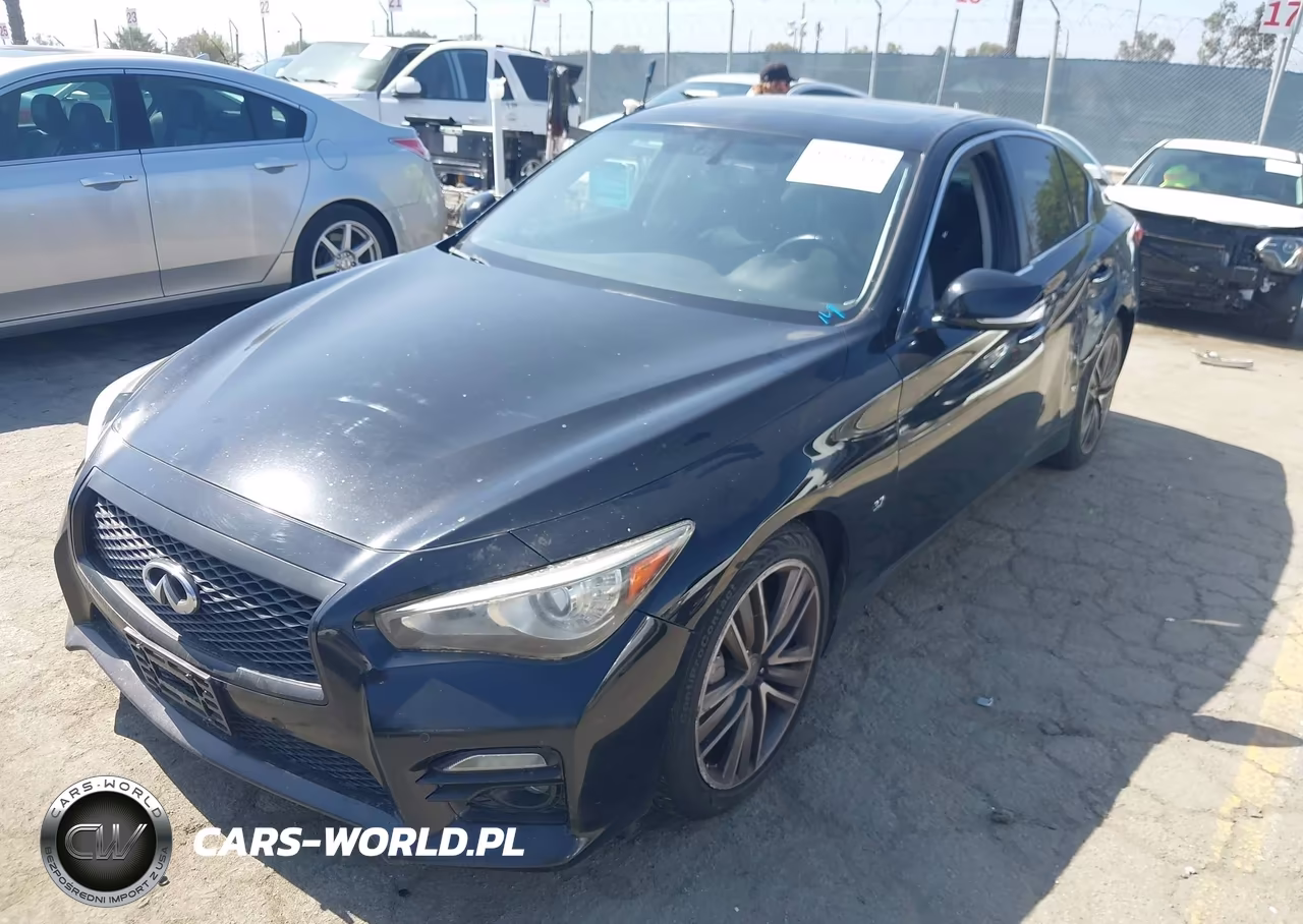 2014 Infiniti Q50 Sport VIN:JN1BV7AP2EM685040 - 2