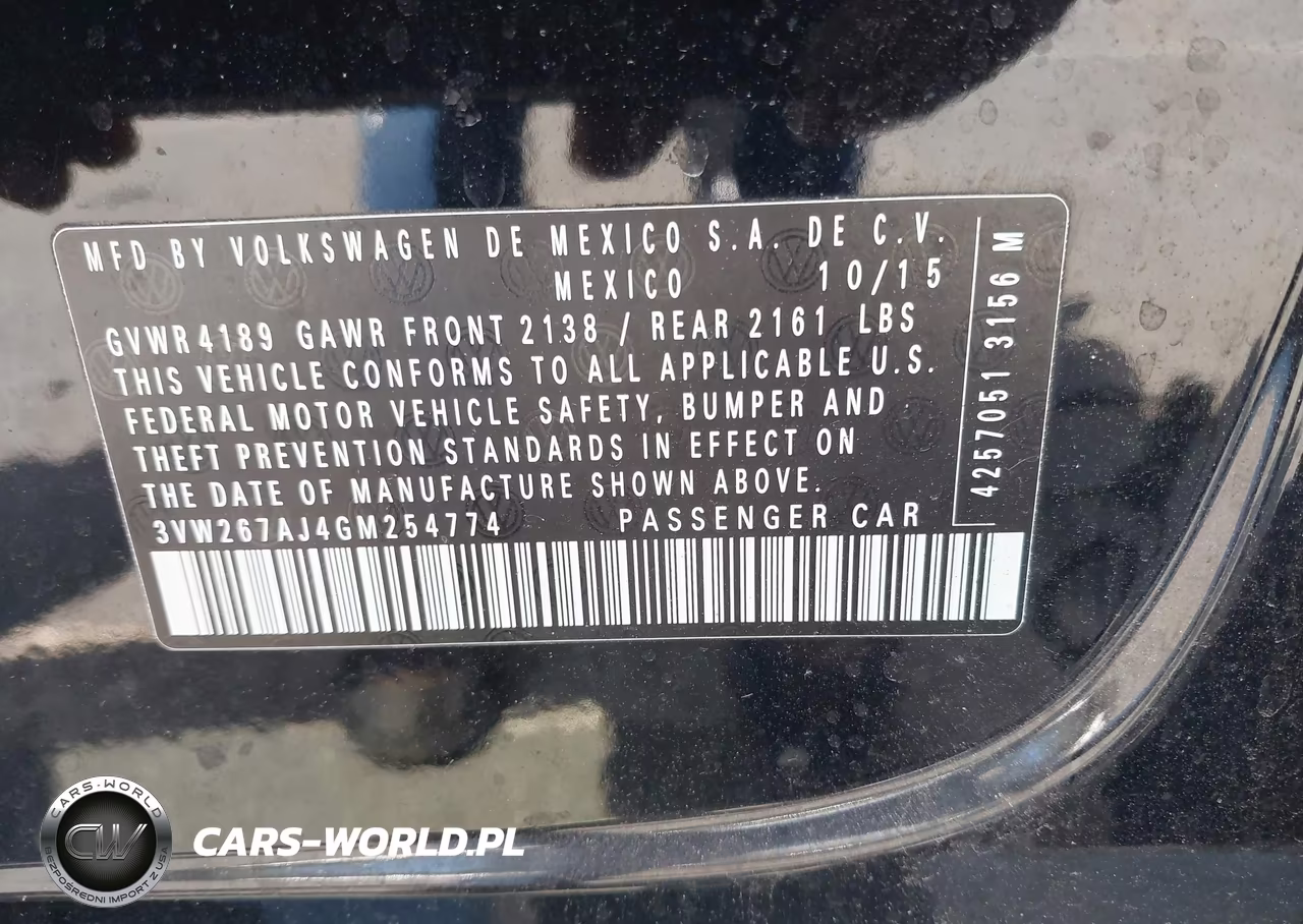 2016 Volkswagen Jetta 1.4T S VIN:3VW267AJ4GM254774 - 9