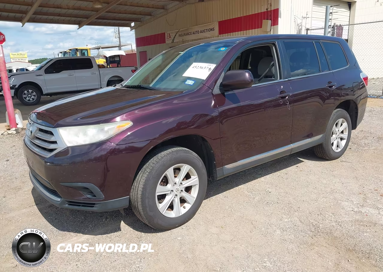 2013 Toyota Highlander Base V6 VIN:5TDZK3EH9DS101509 - 2