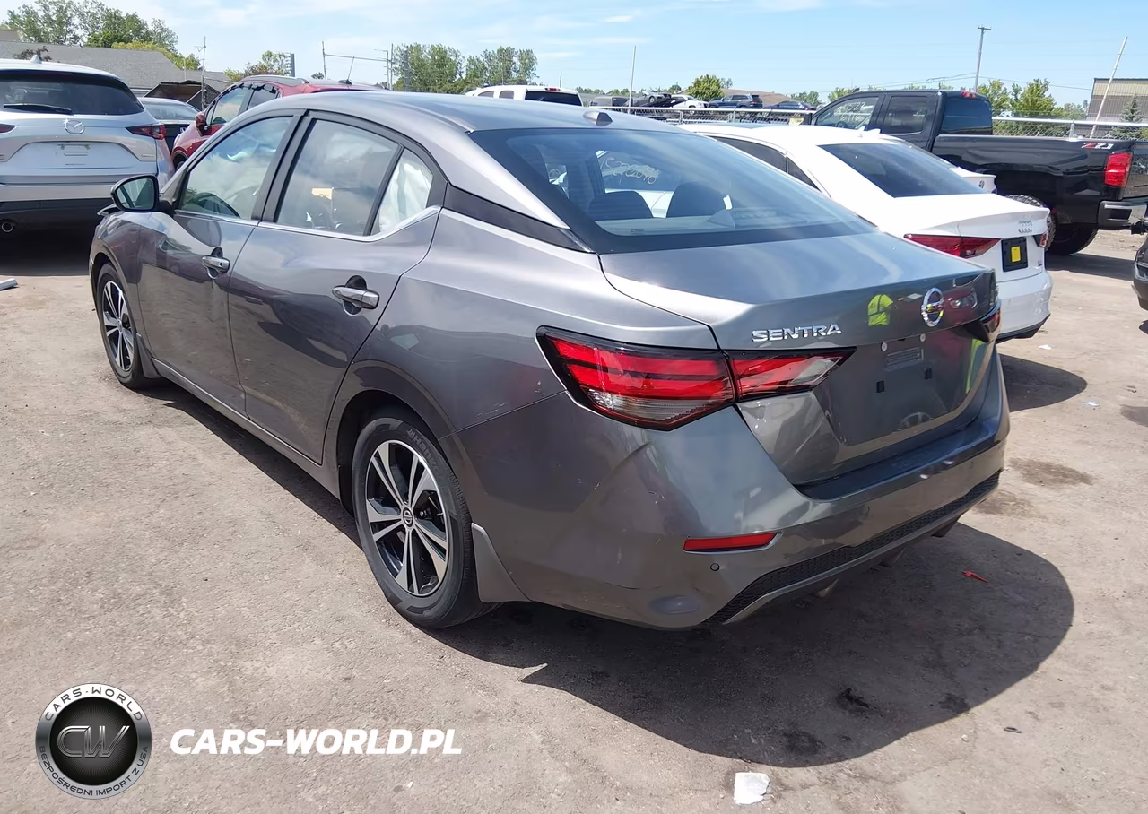 2021 Nissan Sentra Sv Xtronic Cvt VIN:3N1AB8CV2MY310525 - 3