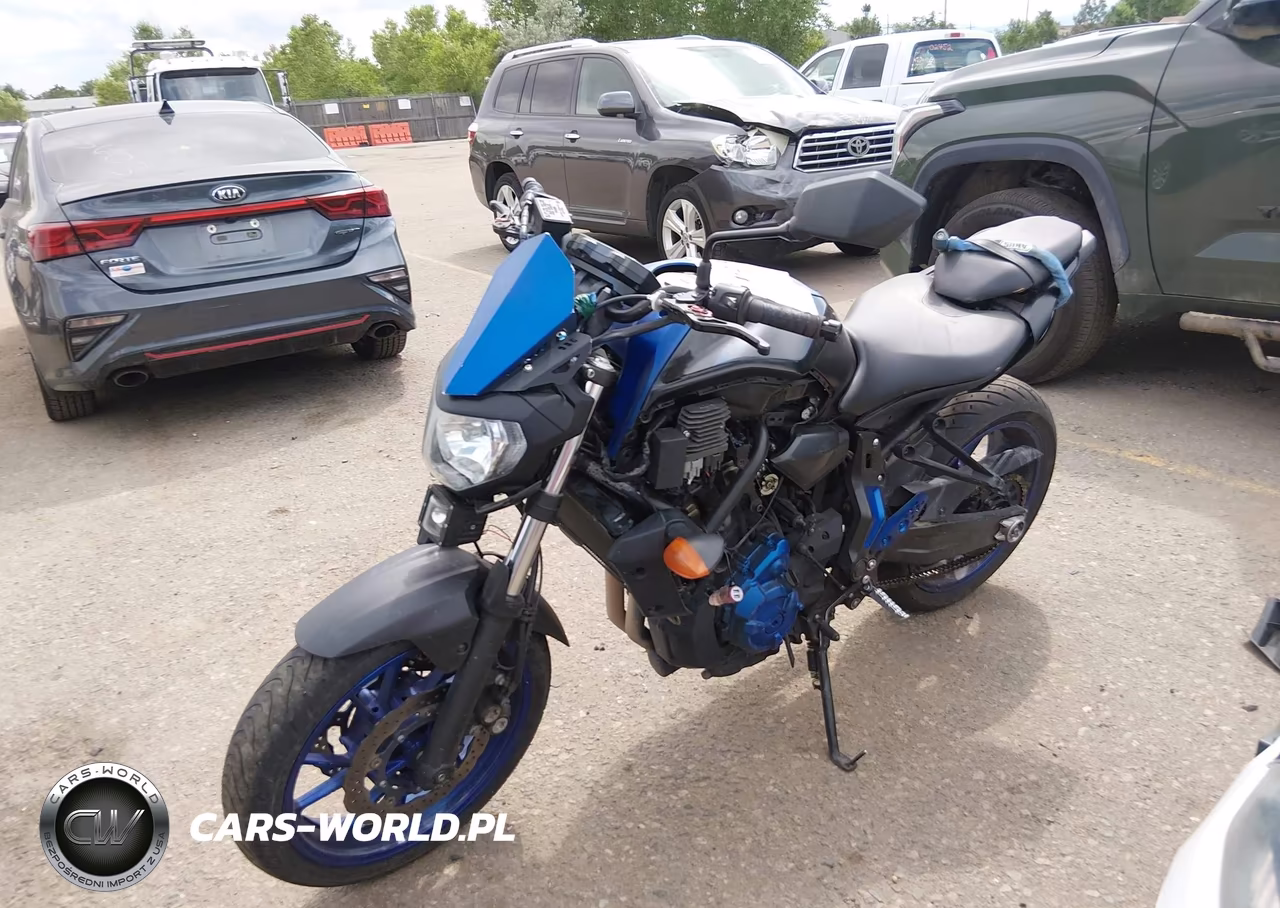 2020 Yamaha Mt07 VIN:JYARM27E2LA007552 - 2