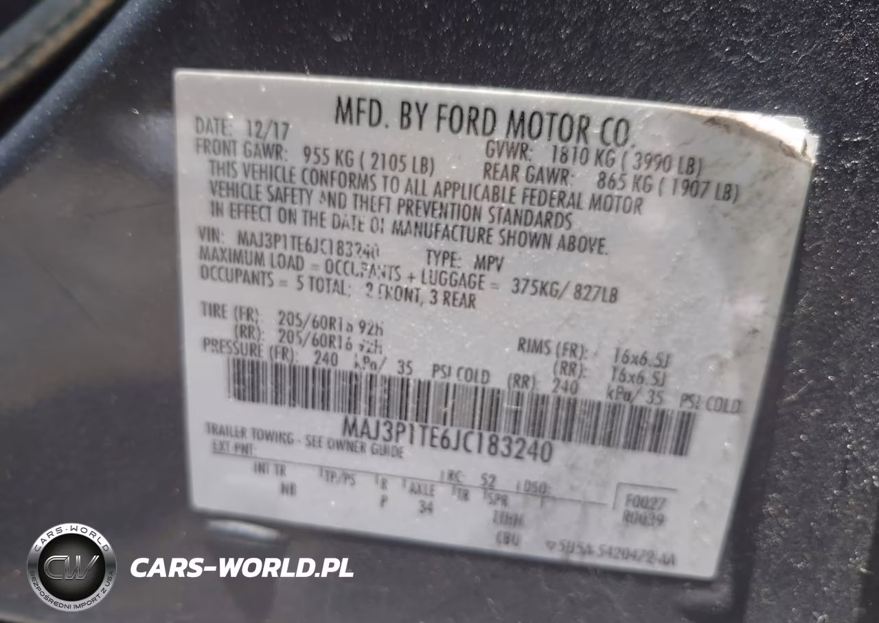 2018 Ford Ecosport Se VIN:MAJ3P1TE6JC183240 - 9