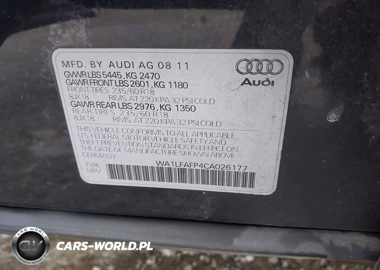 2012 Audi Q5 2.0T Premium VIN:WA1LFAFP4CA026177 - 9
