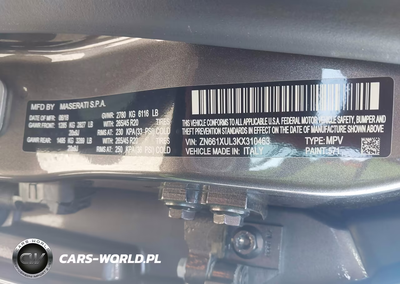 2019 Maserati Levante Granlusso VIN:ZN661XUL3KX310463 - 9