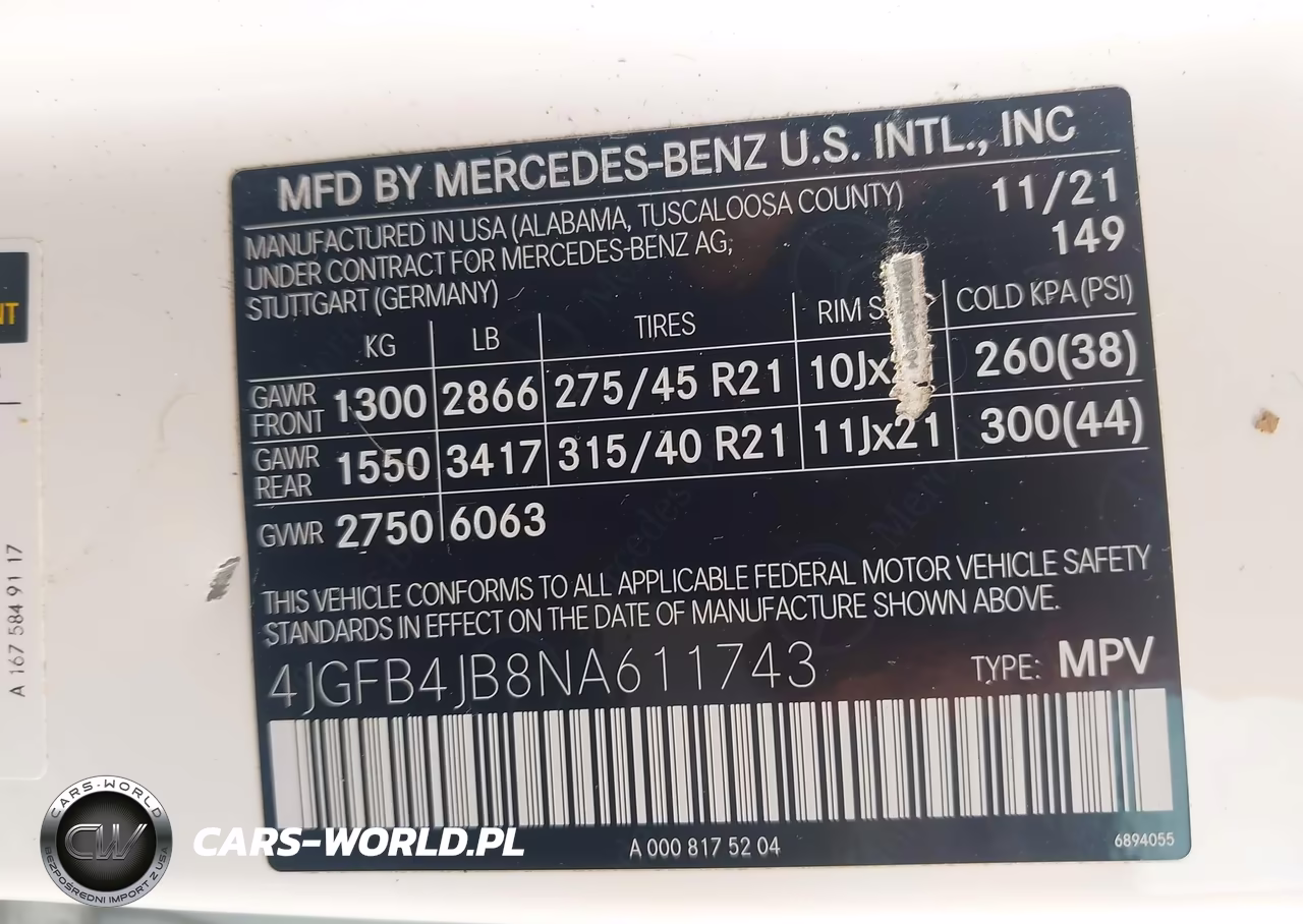 2022 Mercedes-Benz Gle 350 VIN:4JGFB4JB8NA611743 - 9