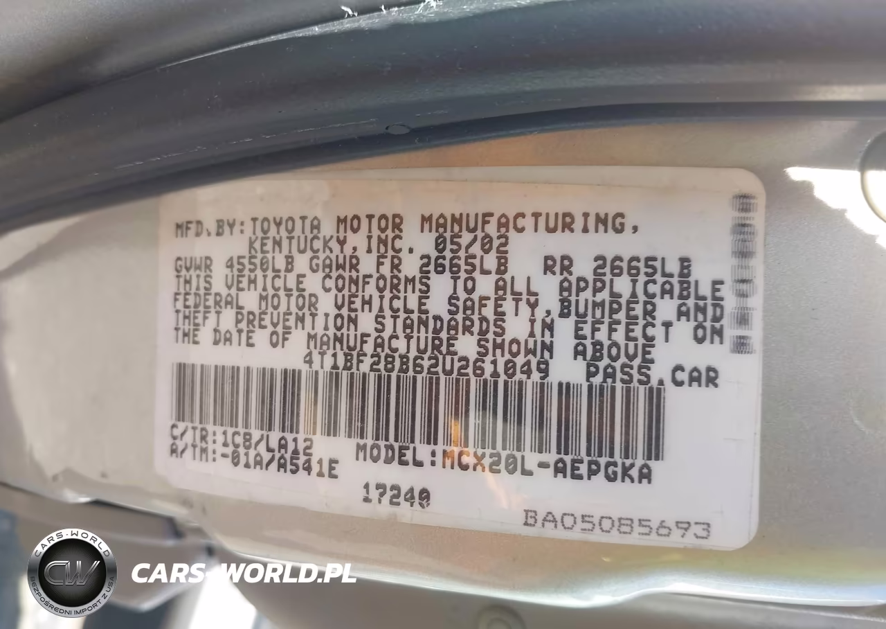 2002 Toyota Avalon Xls VIN:4T1BF28B62U261049 - 9