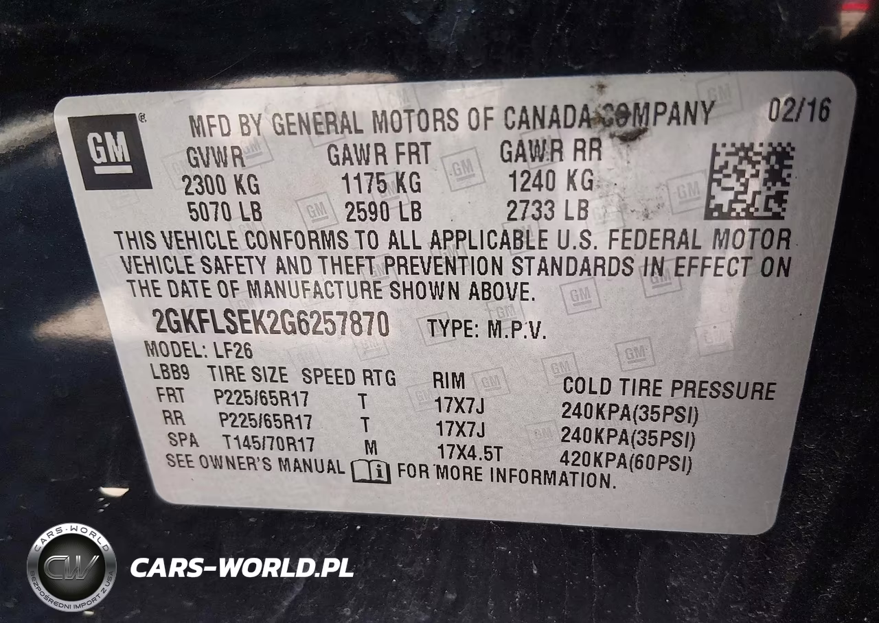2016 GMC Terrain Sle-1 VIN:2GKFLSEK2G6257870 - 9