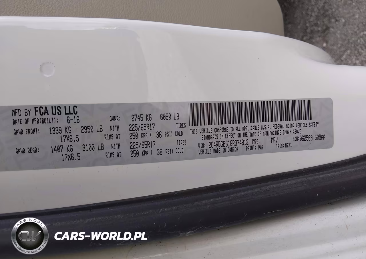 2016 Dodge Grand Caravan Se Plus VIN:2C4RDGBG1GR374812 - 9