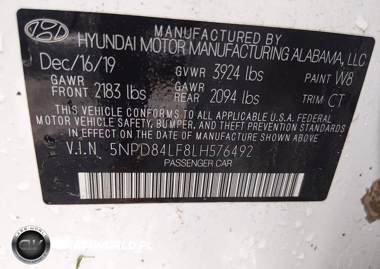2020 Hyundai Elantra Sel VIN:5NPD84LF8LH576492 - 9