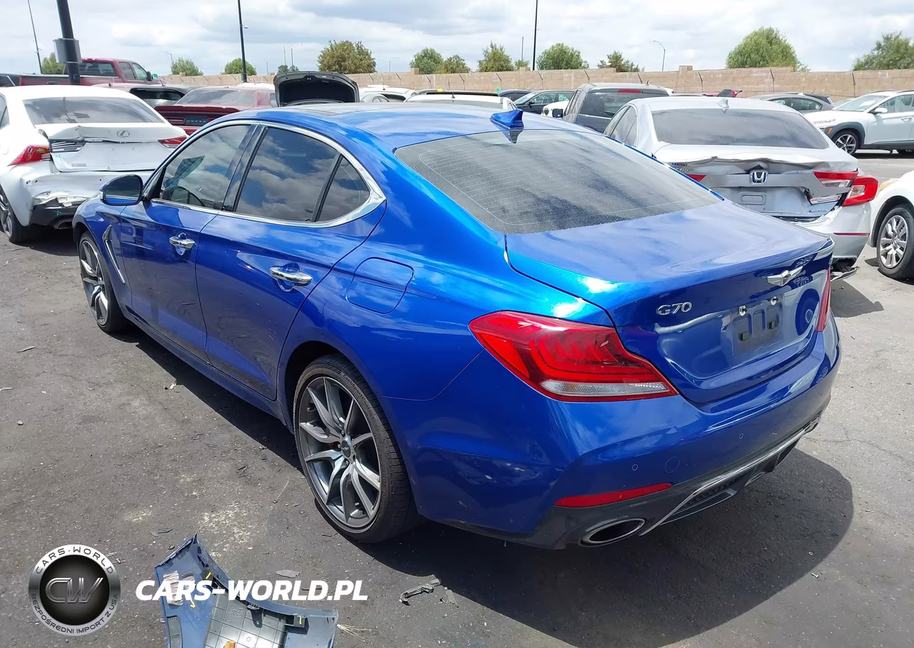 2020 Genesis G70 3.3T Rwd VIN:KMTG74LE1LU046346 - 3