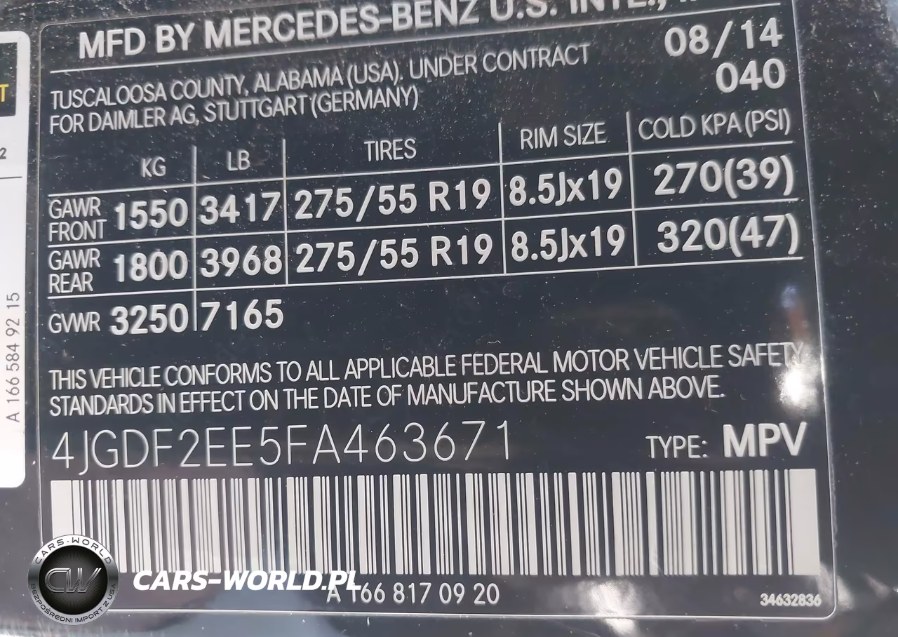 2015 Mercedes-Benz Gl 350 Bluetec 4Matic VIN:4JGDF2EE5FA463671 - 9