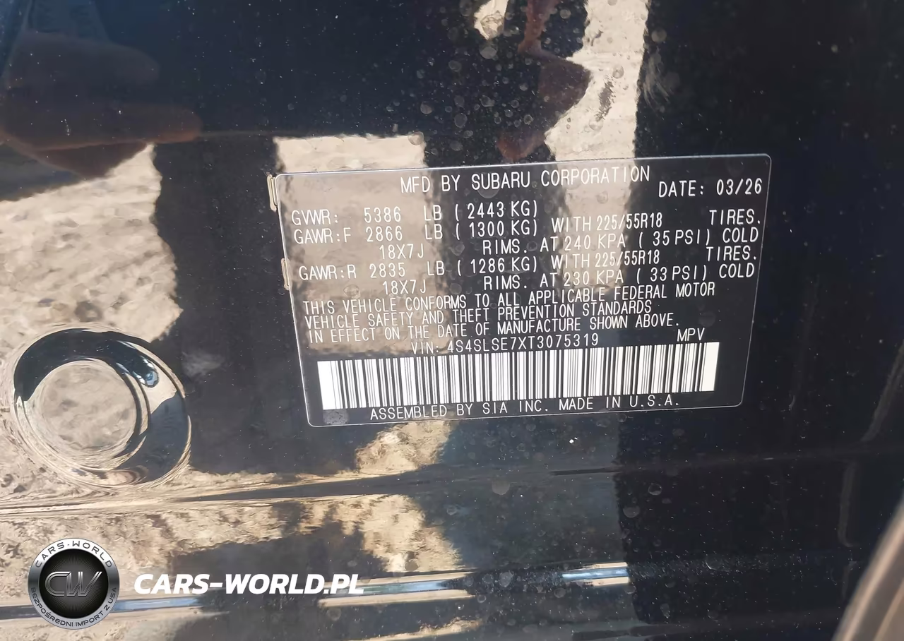 2026 Subaru Forester Premium VIN:4S4SLSE7XT3075319 - 9