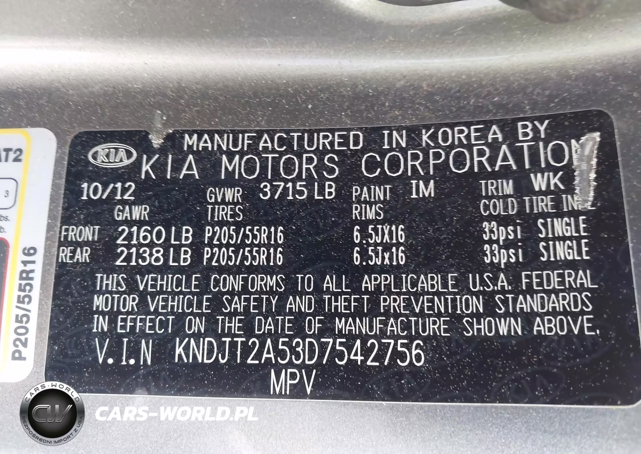 2013 Kia Soul VIN:KNDJT2A53D7542756 - 9