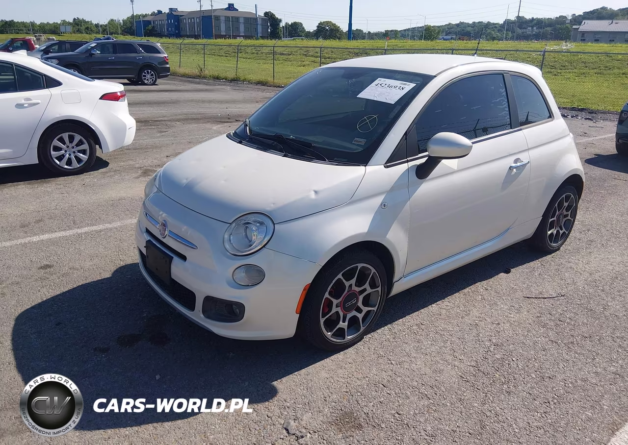 2012 Fiat 500 Sport VIN:3C3CFFBRXCT113444 - 2