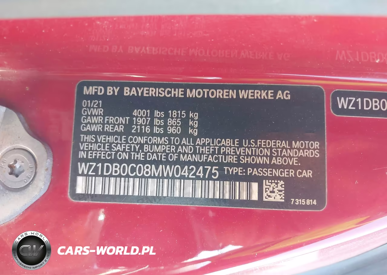 2021 Toyota Gr Supra 3.0 Premium VIN:WZ1DB0C08MW042475 - 9