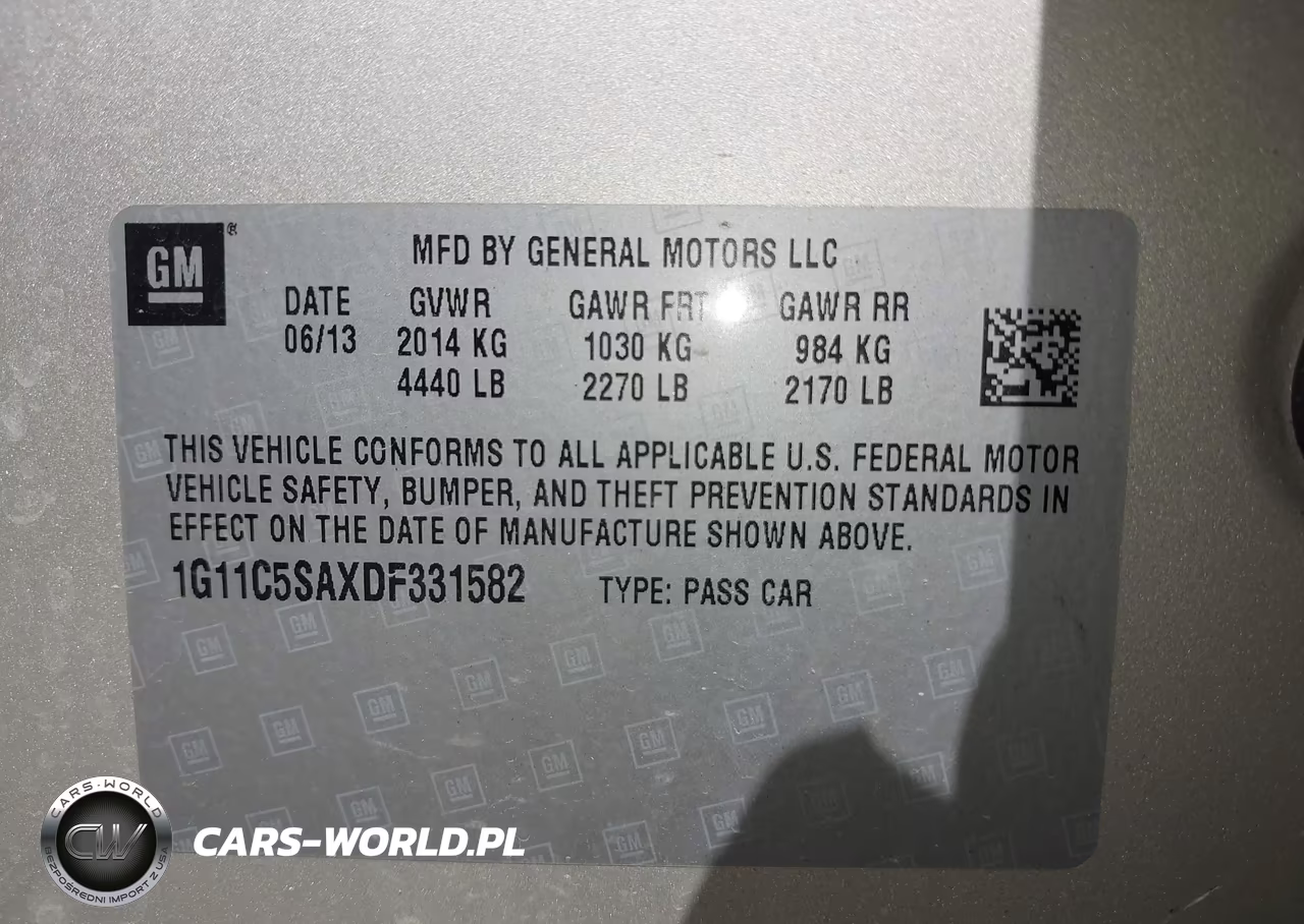 2013 Chevrolet Malibu 1Lt VIN:1G11C5SAXDF331582 - 9