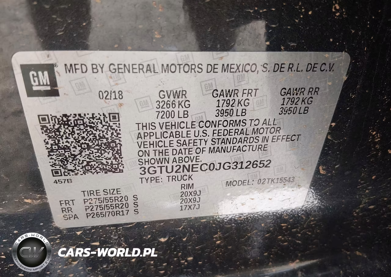 2018 GMC Sierra 1500 Slt VIN:3GTU2NEC0JG312652 - 9