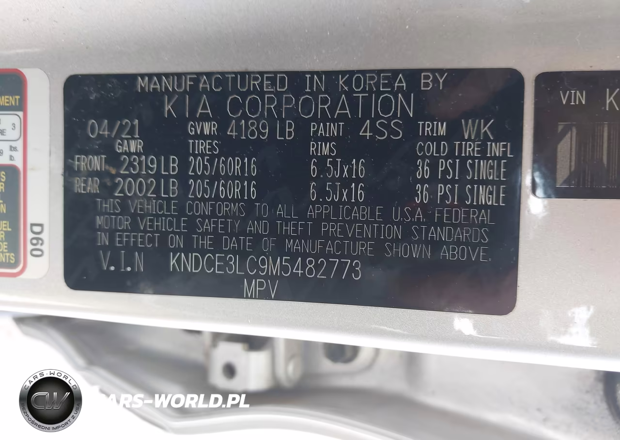 2021 Kia Niro Ex Premium VIN:KNDCE3LC9M5482773 - 9