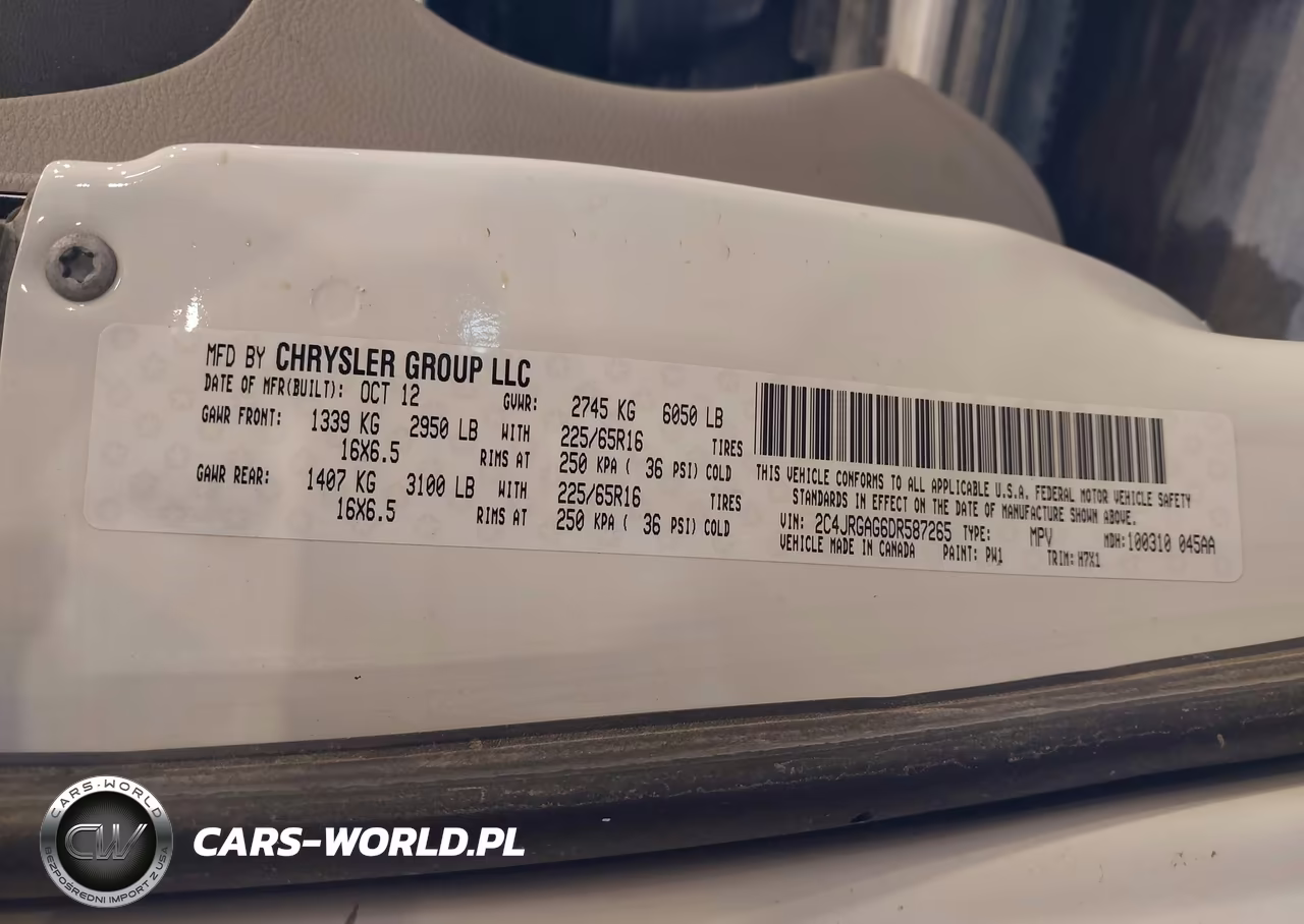2013 Ram Cargo Tradesman VIN:2C4JRGAG6DR587265 - 9