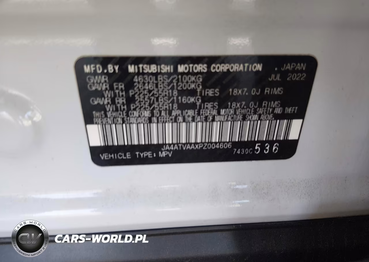 2023 Mitsubishi Eclipse Cross Le S-Awc-Ralliart S-Awc VIN:JA4ATVAAXPZ004606 - 9