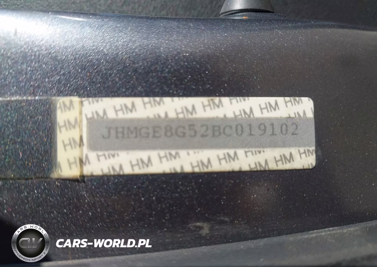 2011 Honda Fit Sport VIN:JHMGE8G52BC019102 - 9