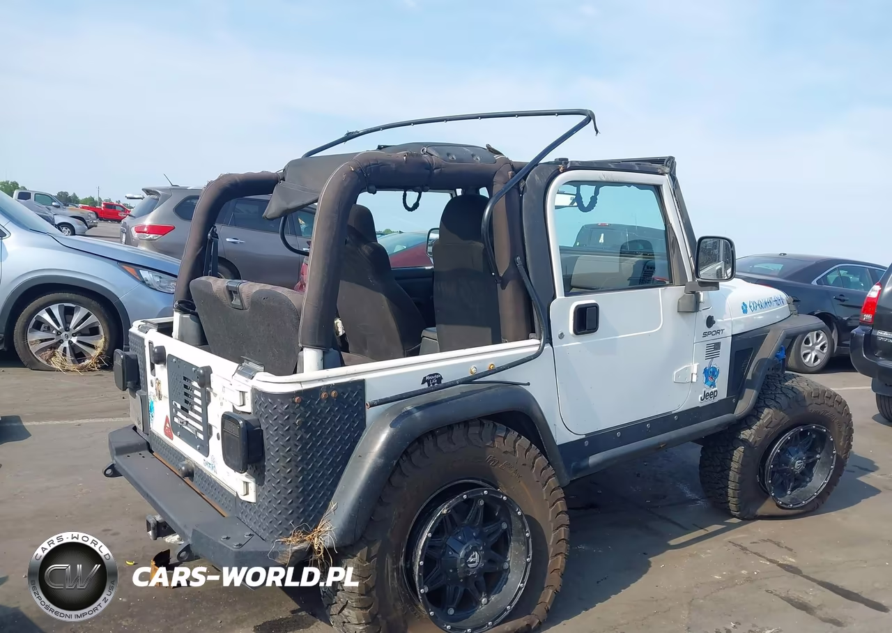 2003 Jeep Wrangler Sport VIN:1J4FA49S73P350122 - 4