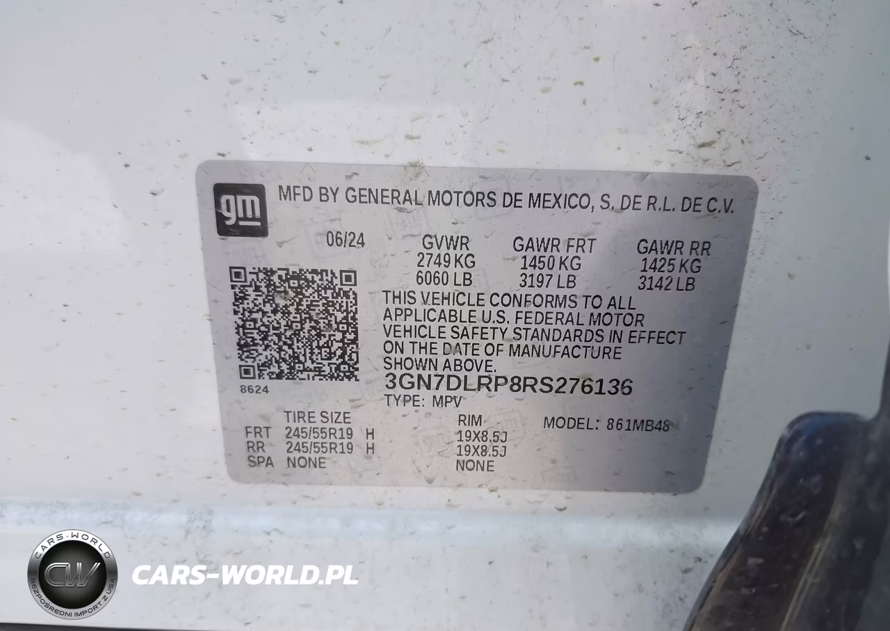 2024 Chevrolet Equinox Ev Lt VIN:3GN7DLRP8RS276136 - 9
