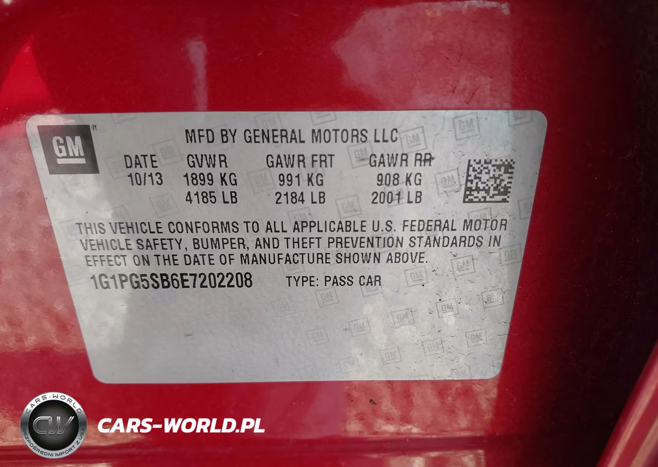 2014 Chevrolet Cruze Ltz VIN:1G1PG5SB6E7202208 - 9