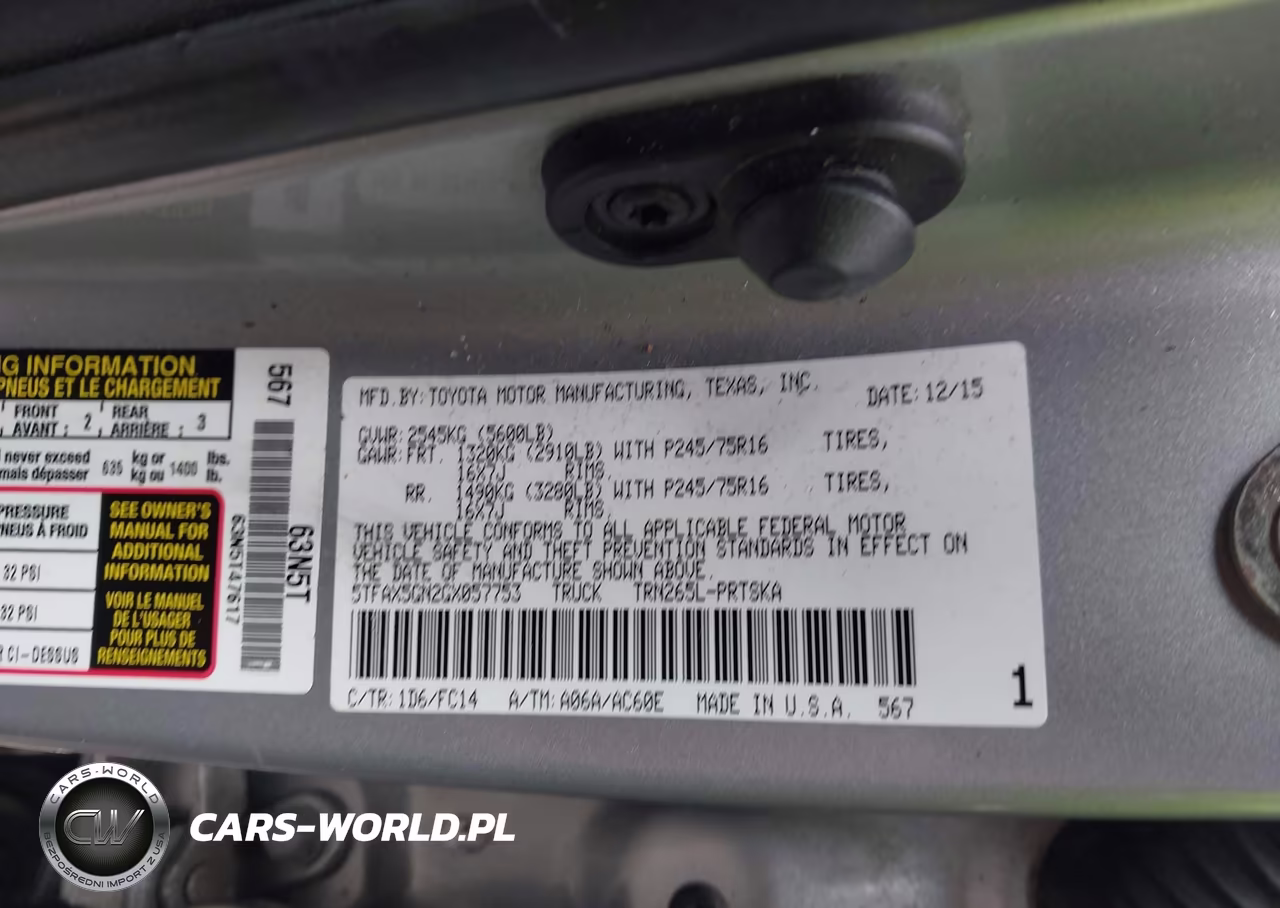 2016 Toyota Tacoma Sr5 VIN:5TFAX5GN2GX057753 - 9