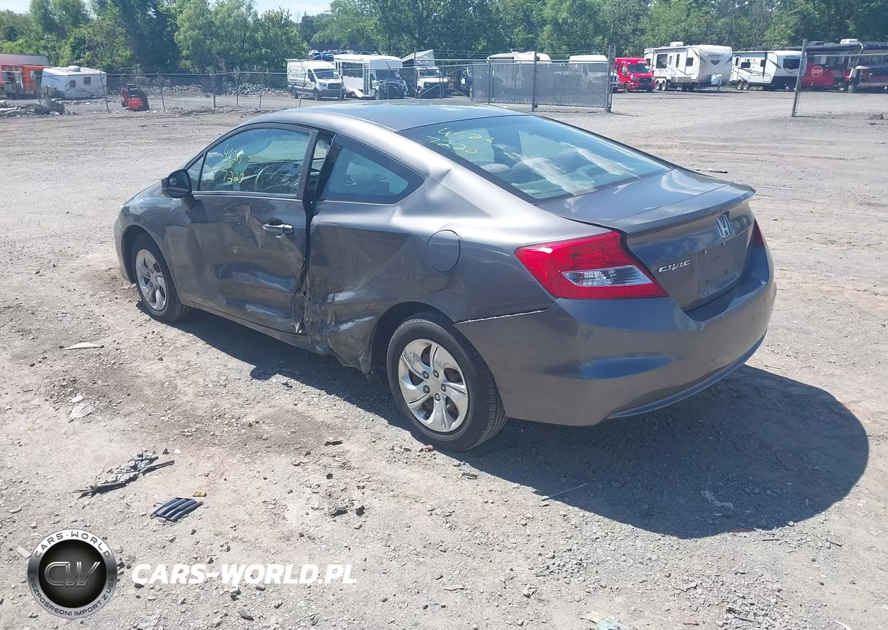 2013 Honda Civic Lx VIN:2HGFG3B57DH519470 - 3